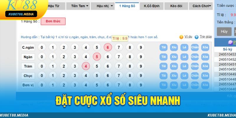 Chi tiết cách đặt cược xổ số siêu nhanh dành cho tân binh